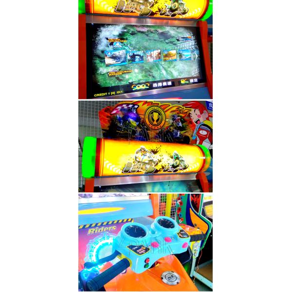 Coin Operated Video Motor Racing Game Machine 1 Player