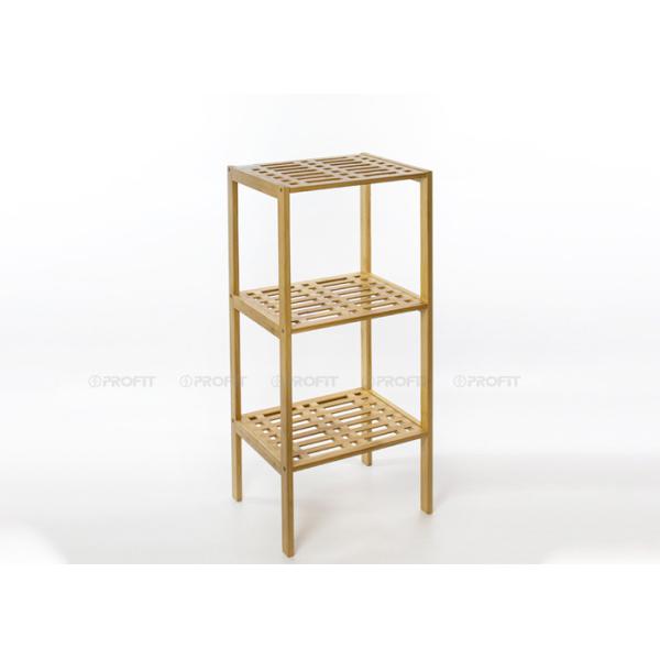 Buy 80cm Height 30cm Width Multi Tier Shelf Made Of Bamboo at wholesale prices