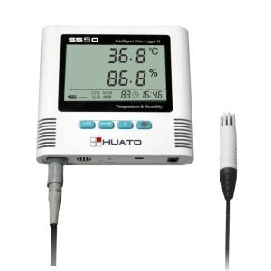 Quality External ±0.1℃ Accuracy Sensor Record 86000 data Temperature Humidity Data Logger for sale