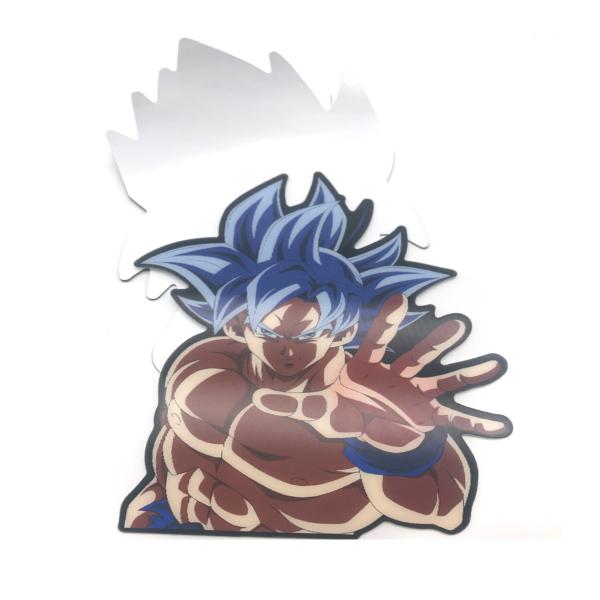 Hologram 3d Lenticular Wall Car Sticker Custom Cute 3d Anime Motion Stickers With Logo Waterproof Wallpaper Sticker