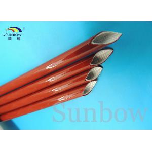 7 KV Heat Resistant Silicone Fiberglass Sleeving Electrical Eco - Friendly