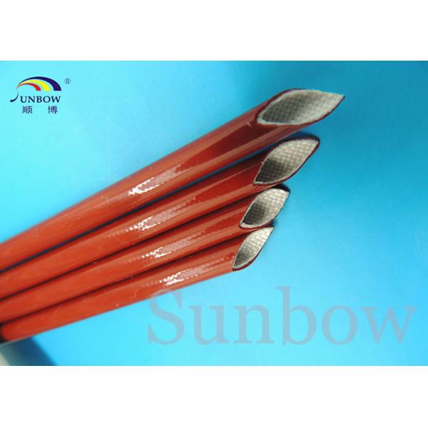 Buy 7 KV Heat Resistant Silicone Fiberglass Sleeving Electrical Eco - Friendly at wholesale prices