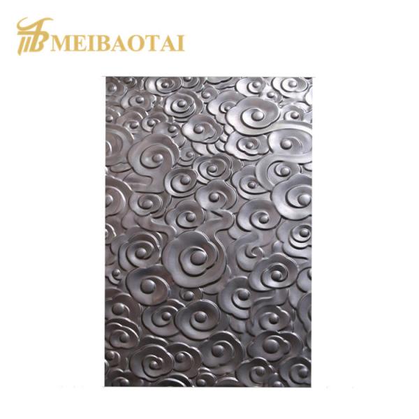 Black Mirror Decorative Stainless Steel Sheet 3048mm Length