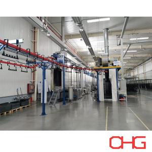 Customizable Automatic Electrostatic Powder Coating Line with Overhead Conveyor