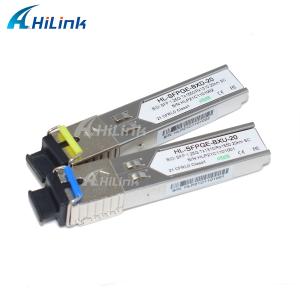 1.25G BIDI SFP Transceiver 20KM with Low Power Dissipation and Single SC