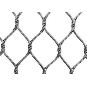 3.2mm Wire Rope Mesh 3" × 3" Hole Building Use Knotted Cable