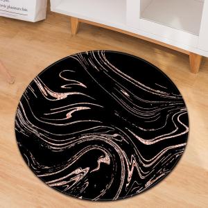 Living Room Circular Entryway Rugs Marble Pattern Office Desk Chair Mat