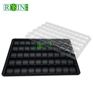 Customized Transparent Macaron Box Eco Friendly Hinged Clamshell Lightweight