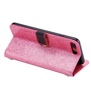 High Quality Pearl Design Diamond Stand Bling Crystal Leather Wallet Phone Case