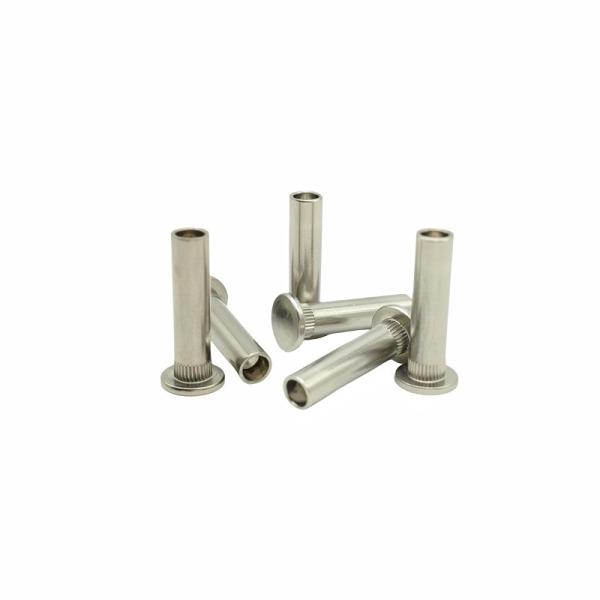 Customized Flat Head Semi-Hollow Rivet Stainless Steel Hollow Rivet Non-Standard Special-Shaped Parts.