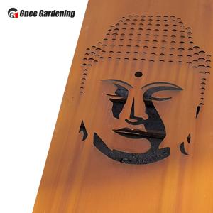 SGS Modern Decorative Metal Garden Products Laser Cut Corten Steel Panels