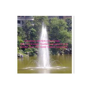 Straight Spray Floating Pond Fountain , Dancing Water Fountain Equipment