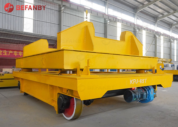 Buy Factory Customized 20T Rail Electrical Transfer Trolley With Track at wholesale prices