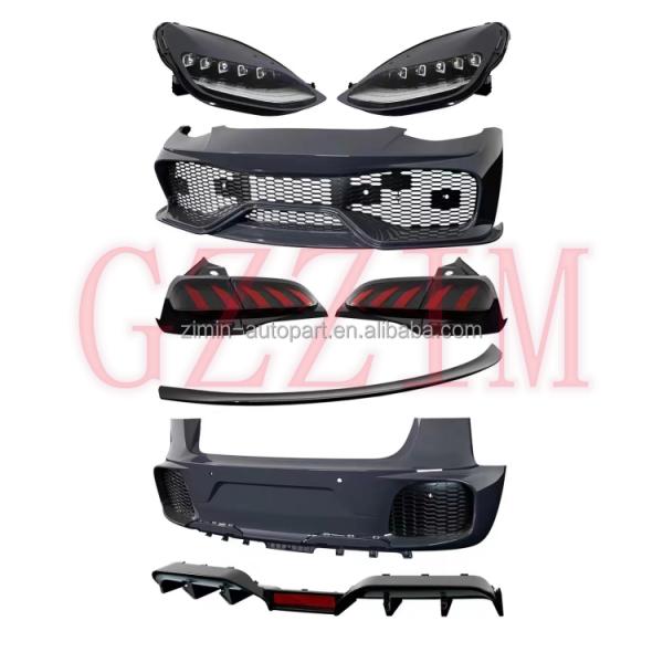 Tesla Body Kit Front Lip Side Skirts Rear Diffuser Spoiler Headlamp Taillamp Custom Color