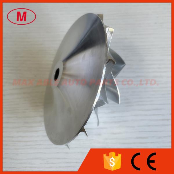 HX60 reverse 76.00/113.01mm 7+7 blades turbo milling/Aluminum 2618/billet compressor wheel