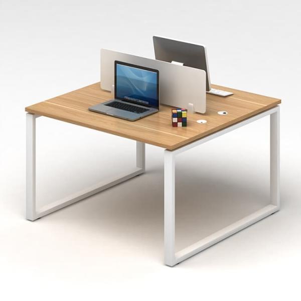 Melamine Board Office Workstation Desks Furniture 6 Seater 3600mm