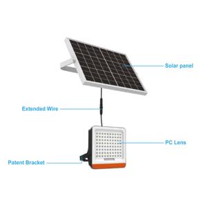 128WH Polycrystalline Silicon PV Solar Panels With 40W Light