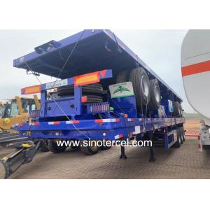 Q235 Steel Semi Flatbed Semi Trailer Manufacturers 30T-60T