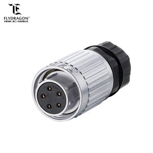 YW Series 5 pin Round Audio Jack Plug Socket Screw Waterproof Connector