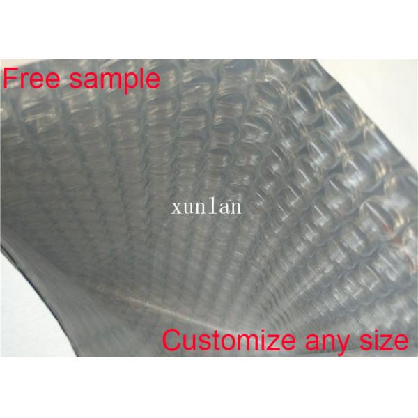 Aluminum Foil Gold Metallic Bubble Mailers Custom Printed Logo Water Resistant Closure