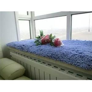Chenille floor mat polyester material pile height 12mm