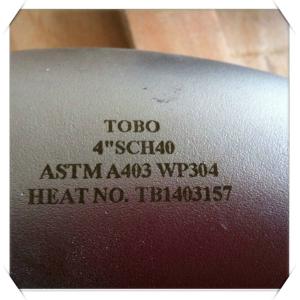 High Level Api Pipe Stainless Steel Pipe Fittings 180 Degree Elbow JIS B2311