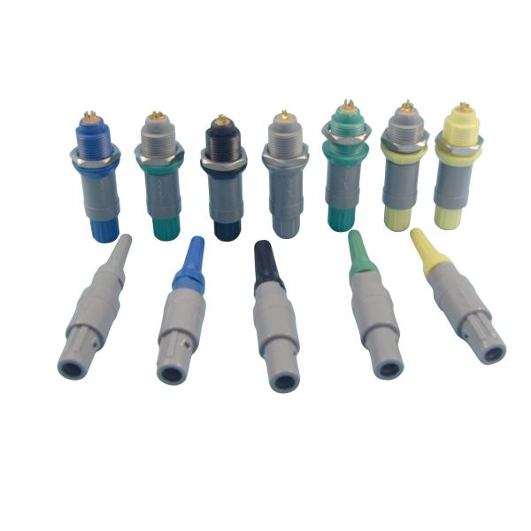 Buy 6.5mm Self Latching Plastic Push Connectors Push Pull 2 Pin To 14 Pin at wholesale prices