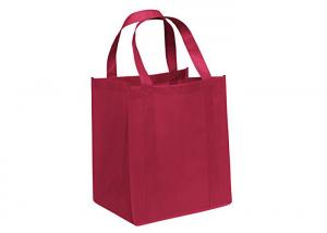 China FDA Red Large Non Woven Tote Bag Non Woven Polypropylene Shopping Bags on sale