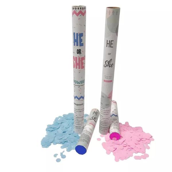 Buy Baby Shower Gender Reveal Confetti Cannon Eco Friendly at wholesale prices