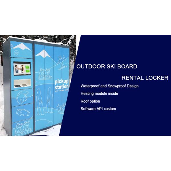 Winnsen Express Electron Parcel Automated Steel Delivery Locker Package Bench