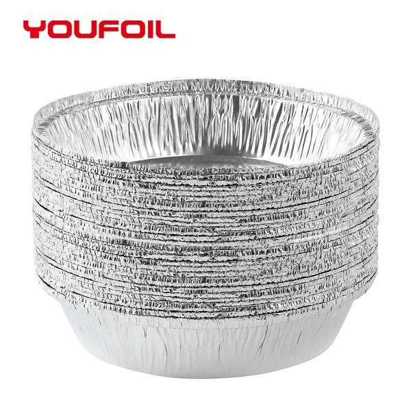 Buy 7 Inch Round Aluminium Foil Container Disposable Aluminum Foil Pan With Lid at wholesale prices