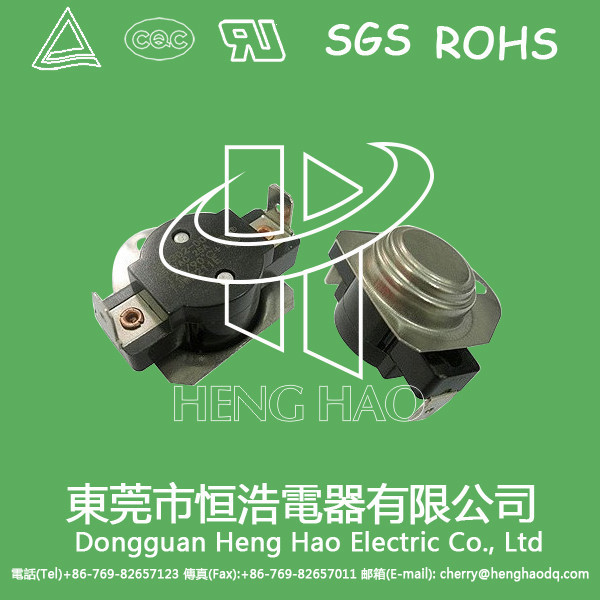 Buy KSD302 Bimetal Thermostat Switch , Snap Action Large Current Temperature Protector at wholesale prices
