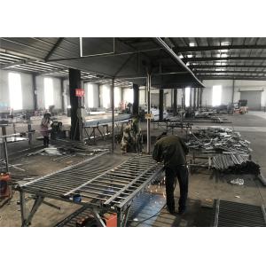 Tubular steel fence panels