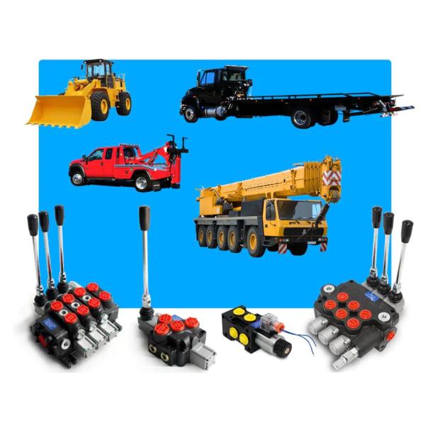 CDB-F15 Directional Valve For Hangcha Forklift 6 Bank Spring Return