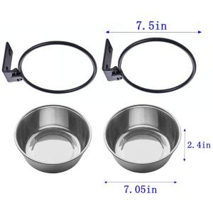 Collapsible Wall Mounted Pet Feeder Customized Height