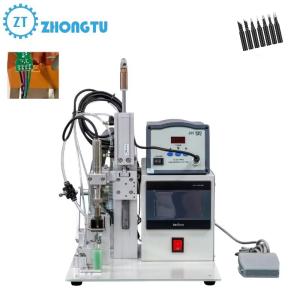 China Advanced Semi Automatic Soldering Machine for Audio Products with Micro USB Circuit and Copper Tip Material on sale