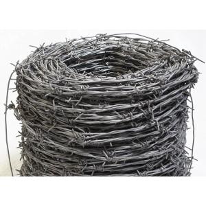 18 Gauge 4 Point 2 Strand Galvanized Barbed Wire Coils 20kg Coil