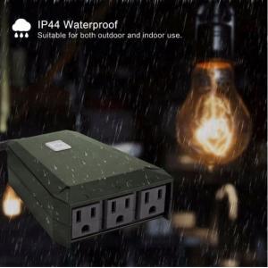 IP44 waterproof wifi remote control smart plug desktop socket, suitable for home