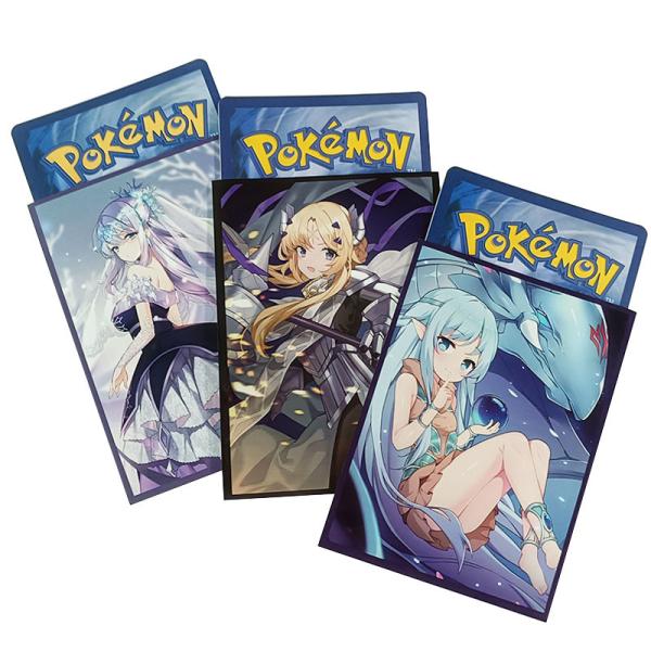 Buy Custom Printed Art Card Sleeves For Game Pokemon Yugioh MTG Magic Card Standard Small Size Available Custom Made at wholesale prices