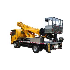 China Factory Supply Customized ISUZU High-altitude Operation Truck Overhead Mounted Aerial Work Platform Telescopic Boom Bucket Truck on sale
