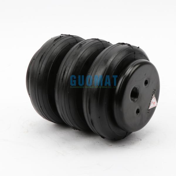 Buy 3B2400P01 Triple Bellow Air Spring With Air Inlet 3/8NPT For Vehicle Testing Equipment at wholesale prices