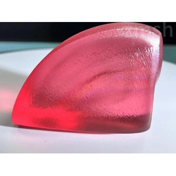 Artificial Cultivation Doped Color Sapphire AL2O3 Customized CZ Method Ruby Blue Padparadscha