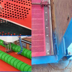 Buy cheap 1.25m Rubber Screen Panel 8mm Thickness with Hooks for Dry Screening from wholesalers