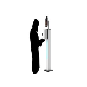 Airports Touchless Hand Sanitizer Dispenser Digital Infrared Thermometers