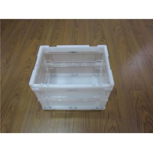 Smooth Inside Portable Collapsible Plastic Containers Handling Material