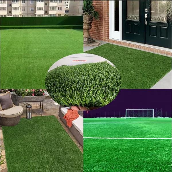 5/8'' Inch Gauge Garden Soccer Field Flooring Artificial Grass For Football Pitch 40mm Pile Height