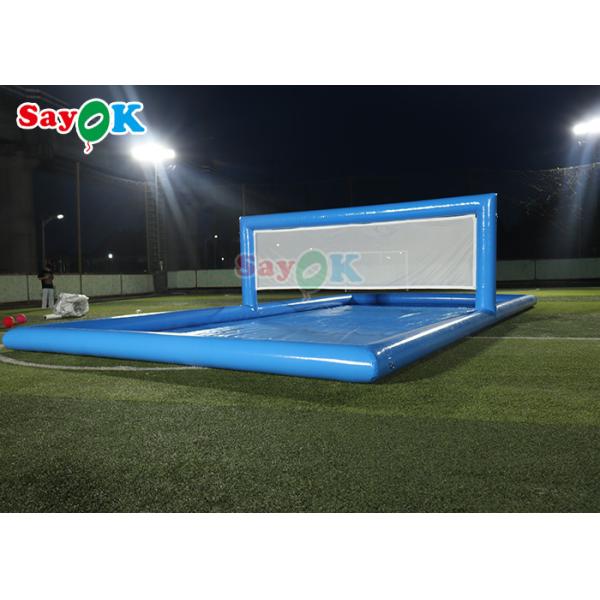 Water Park Games Large Pool Inflatable Volleyball Field Inflatable Water Tennis Court For Sport Games