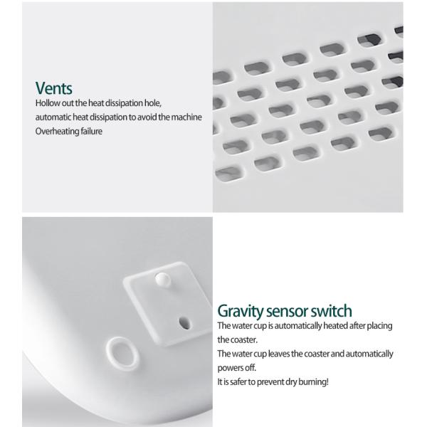 Tumbler Travel Vacuum Mug 300ml Smart Ceramic Sublimation Coffee Cup Mugs Thermostat Cup Gift Box