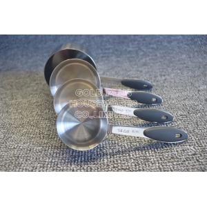 57g 80ml Round Flat Bottom Stainless Steel Measuring Spoon Natural Color