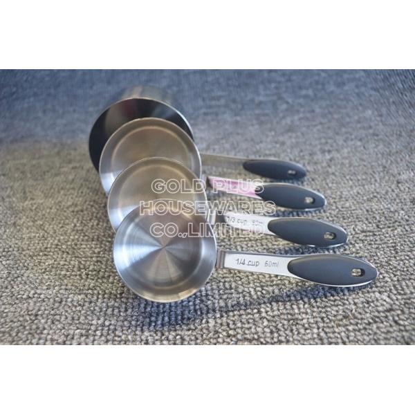 57g 80ml Round Flat Bottom Stainless Steel Measuring Spoon Natural Color